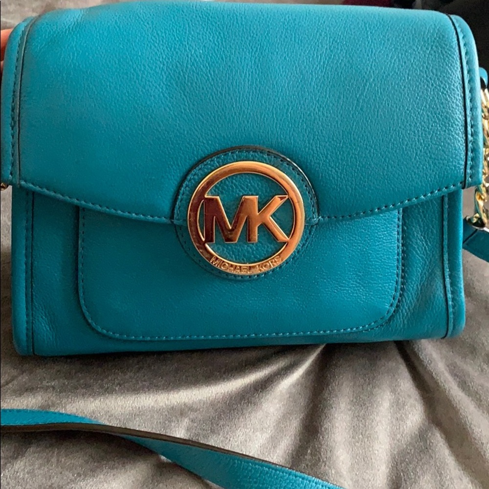 Turquoise Michael Kors Crossbody